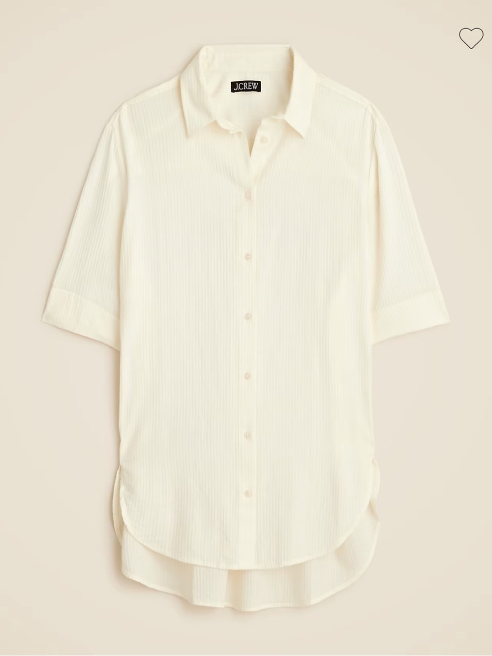 J. Crew Airy gauze button-up shirt